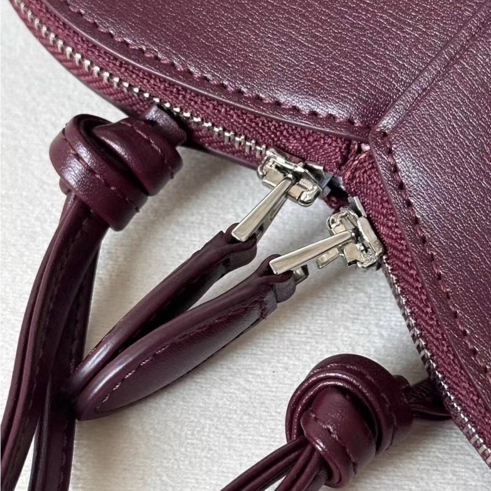 ALAÏA Heart-Shaped Leather Crossbody Bag - Picture 6 of 6